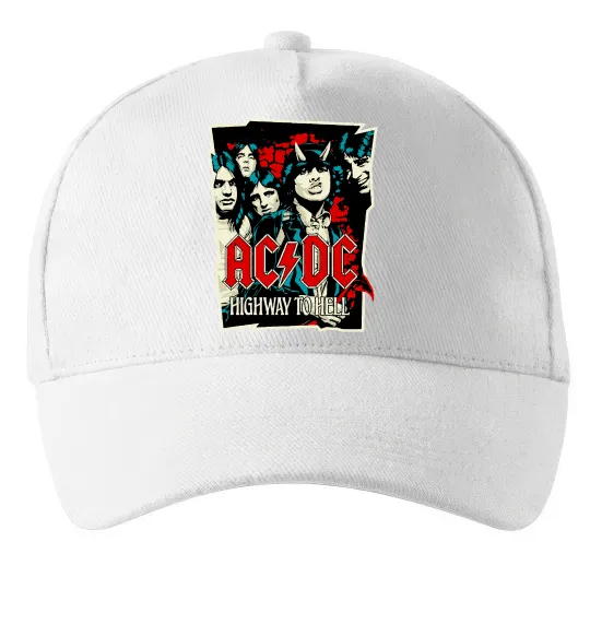 Кепка Highway to hell Белый фото