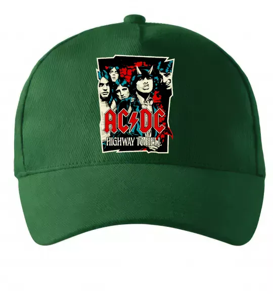 Кепка Highway to hell Темно-зеленый фото