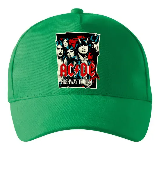 Кепка Highway to hell Зеленый фото