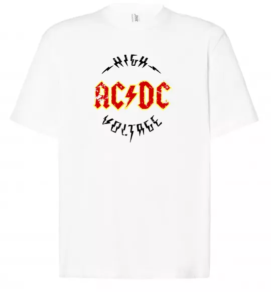 Футболка Оверсайз High voltage Белый фото