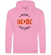 Женская толстовка (худи) High voltage Розовый фото