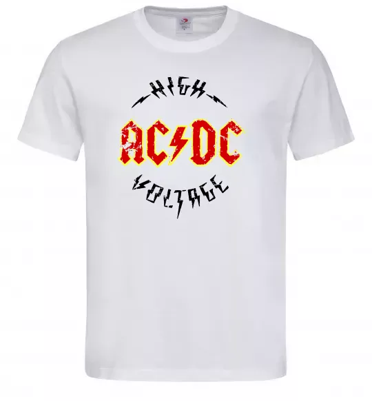 Чоловіча футболка High voltage Білий фото