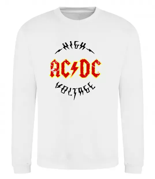 Свитшот High voltage Белый фото