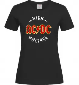 Женская футболка AC DC Band Белый фото