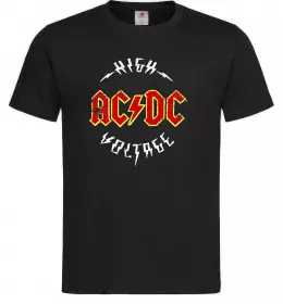 Мужская футболка High voltage Черный фото