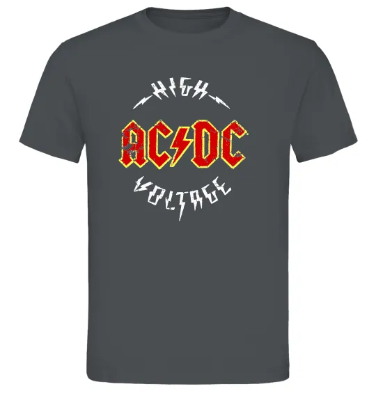 Чоловіча футболка High voltage Графіт фото