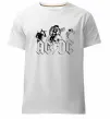 Мужская премиум футболка AC/DC група Белый Мужская премиум футболка AC/DC група Белый фото