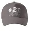 Кепка AC/DC група Серый фото