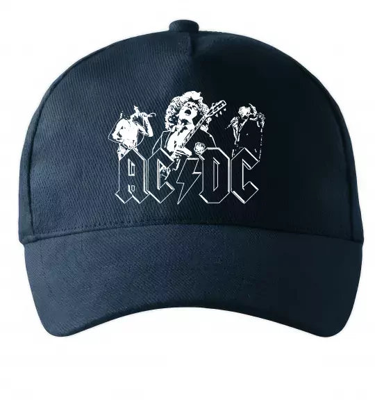 Кепка AC/DC група Темно-синий фото