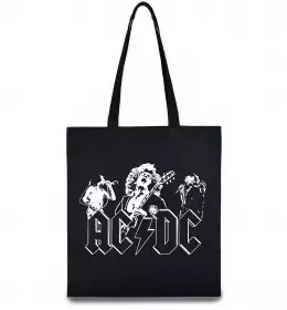 Эко-сумка AC/DC група Черный фото