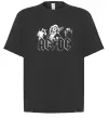 Футболка Оверсайз AC/DC група Черный фото