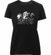 Женская премиум футболка AC/DC група Черный Женская премиум футболка AC/DC група Черный фото