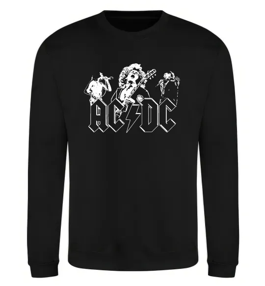 Світшот AC/DC група Чорний фото