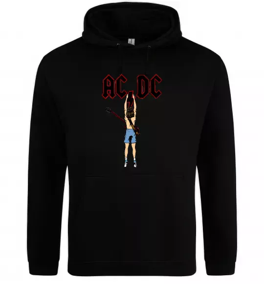 Чоловіча толстовка (худі) AC/DC print Чорний фото