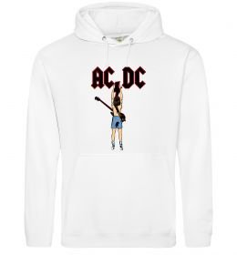 Женская толстовка (худи) AC/DC print