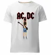 Мужская премиум футболка AC/DC print Белый фото