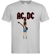 Чоловіча футболка AC/DC print Сірий фото