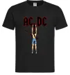 Чоловіча футболка AC/DC print Чорний фото