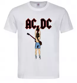 Мужская футболка AC/DC print Белый фото