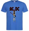 Чоловіча футболка AC/DC print Яскраво-синій фото