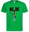 Чоловіча футболка AC/DC print Зелений фото