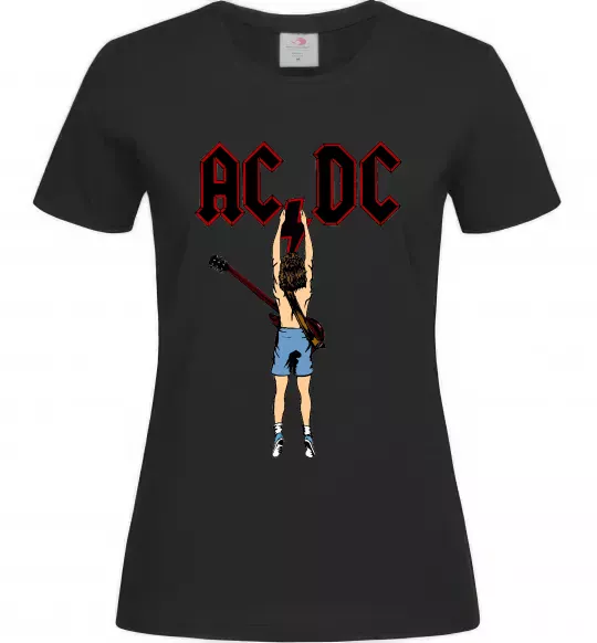 Женская футболка AC/DC print Черный фото