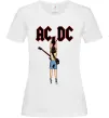 Женская футболка AC/DC print Белый фото