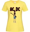 Женская футболка AC/DC print Лимонный фото