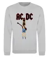 Світшот AC/DC print Сірий меланж фото