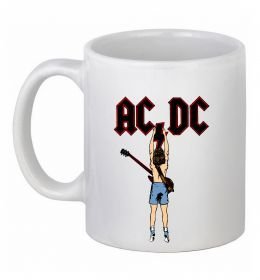 Чашка керамическая AC/DC print