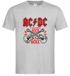 Мужская футболка I wanna rock AC/DC Серый фото