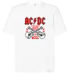 Футболка Оверсайз I wanna rock AC/DC Білий фото