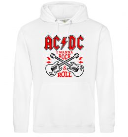 Жіноча толстовка (худі) I wanna rock AC/DC