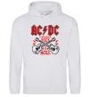 Жіноча толстовка (худі) I wanna rock AC/DC Сірий меланж фото