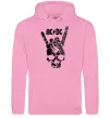 Мужская толстовка (худи) AC/DC skull Розовый Мужская толстовка (худи) AC/DC skull Розовый фото