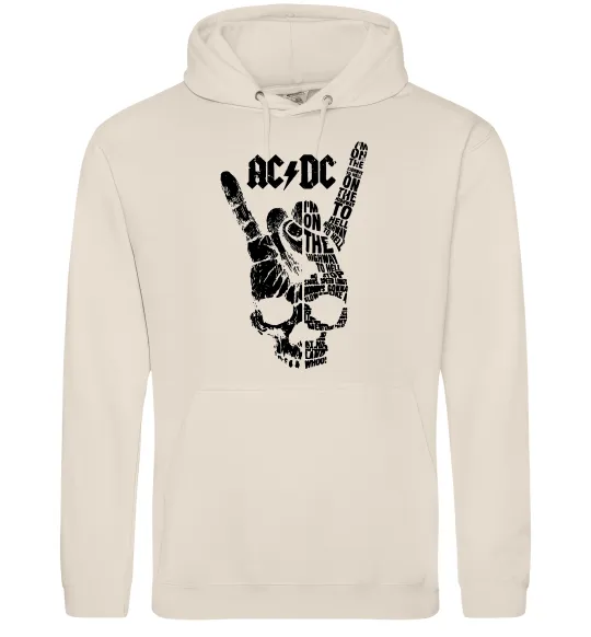 Чоловіча толстовка (худі) AC/DC skull Таш фото