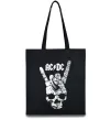 Эко-сумка AC/DC skull Черный фото