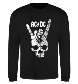 Свитшот AC/DC skull Черный фото