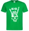 Чоловіча футболка AC/DC skull Зелений Чоловіча футболка AC/DC skull Зелений фото