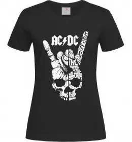 Женская футболка AC DC Band Белый фото