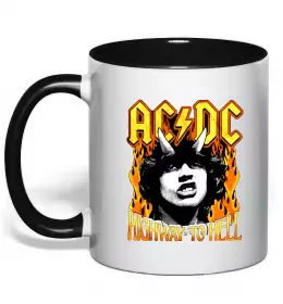 Чашка з кольоровою ручкою