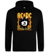 Мужская толстовка (худи) Highway to hell Ангус Янг Черный фото