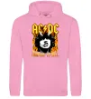 Жіноча толстовка (худі) Highway to hell Ангус Янг Рожевий фото