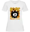 Жіноча футболка Highway to hell Ангус Янг Білий фото