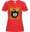 Жіноча футболка Highway to hell Ангус Янг Червоний фото