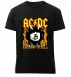 Чоловіча преміум футболка Highway to hell Ангус Янг Чорний фото