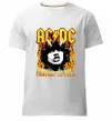 Чоловіча преміум футболка Highway to hell Ангус Янг Білий фото