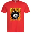 Чоловіча футболка Highway to hell Ангус Янг Червоний Чоловіча футболка Highway to hell Ангус Янг Червоний фото