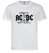 Мужская футболка High voltage AC/DC Белый фото
