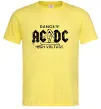 Мужская футболка High voltage AC/DC Лимонный фото